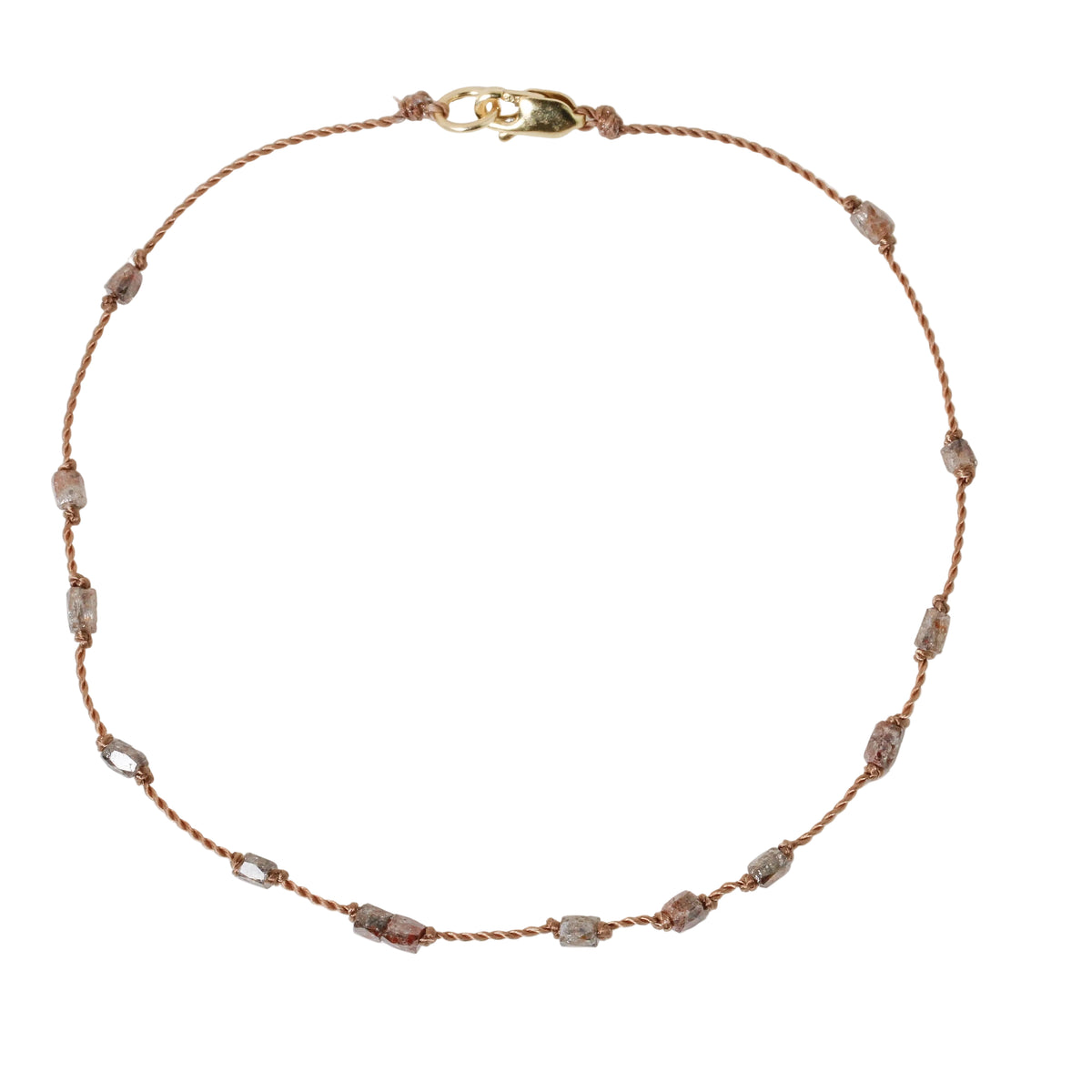 Rustic Diamond Scatter Bracelet