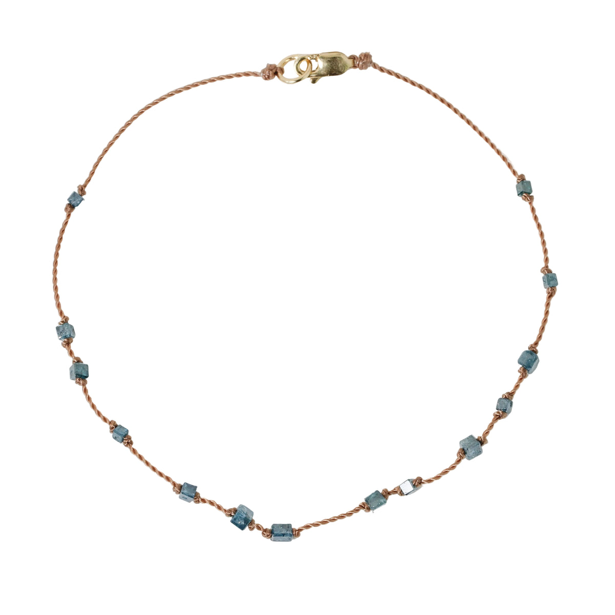 Blue Diamond Scatter Bracelet