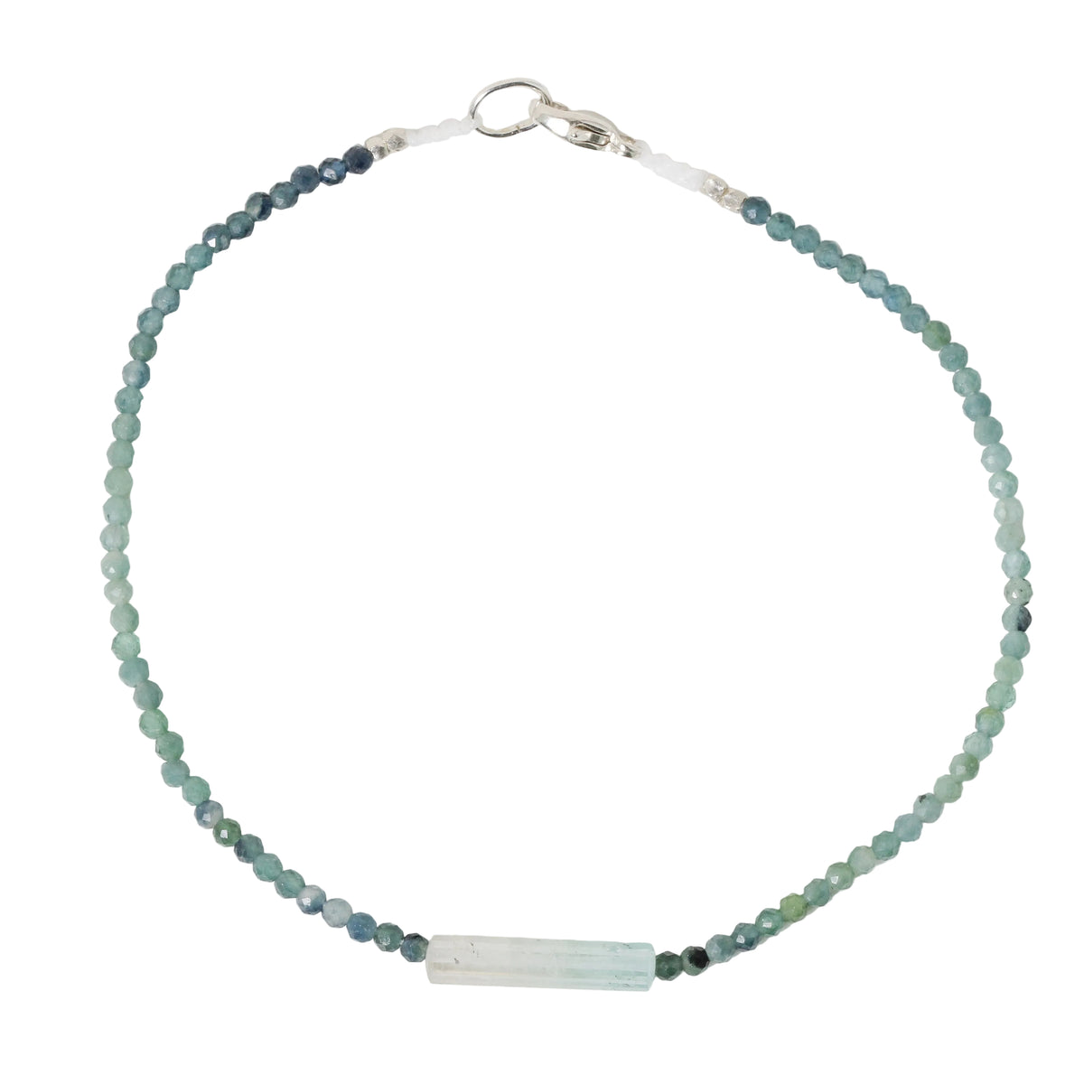 Bi-Color Tourmaline Ombre Bracelet