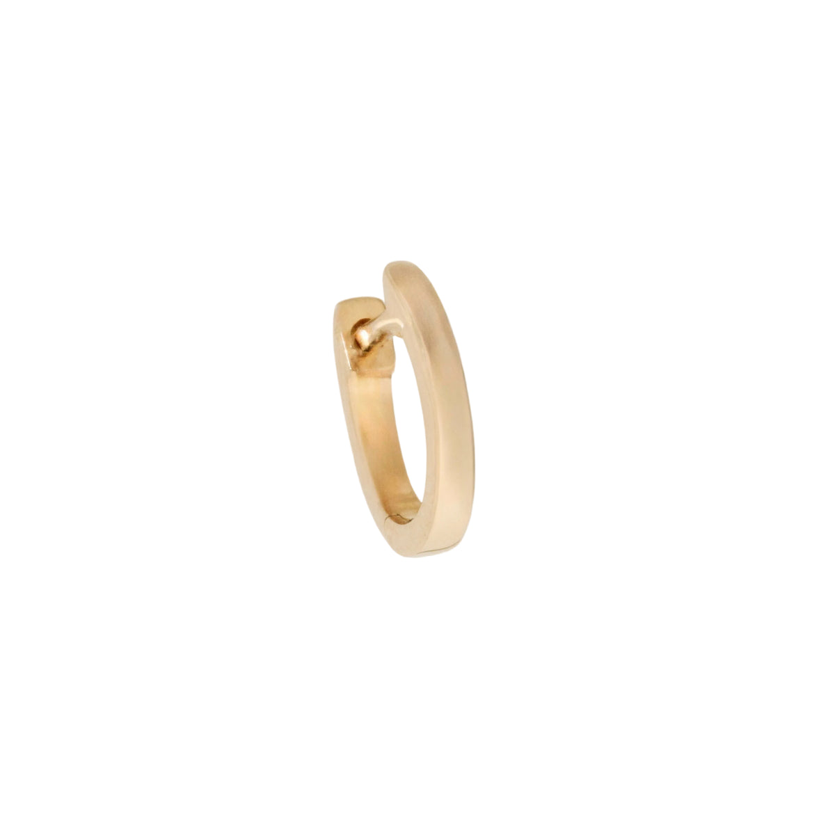 Mini Oval Huggie Hoop Earring