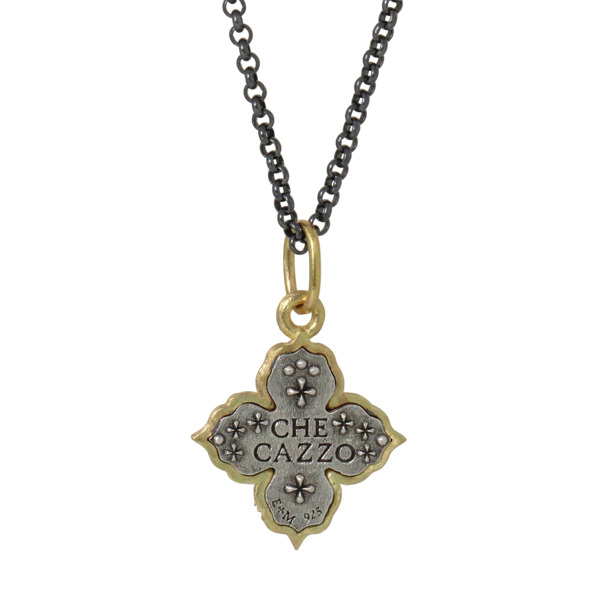 Baby Diamond Ruche “WTF” Charm