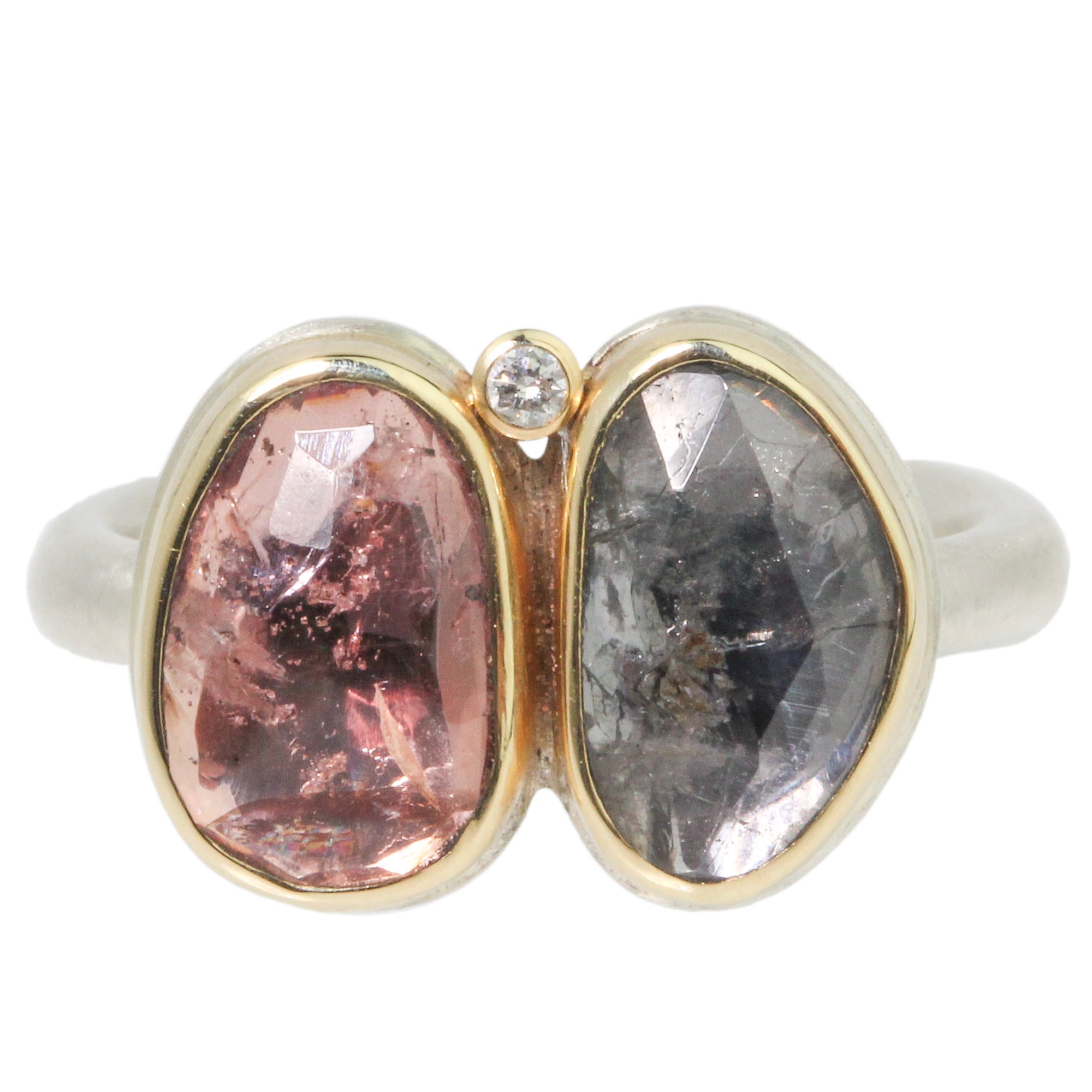 Pink and Lavender Spinel Ring