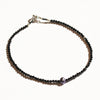 Black Spinel + Pearl Bracelet No.5