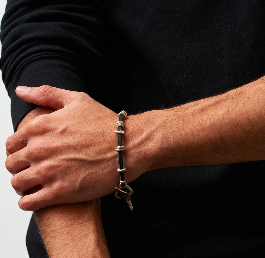 Torch Leather Bracelet