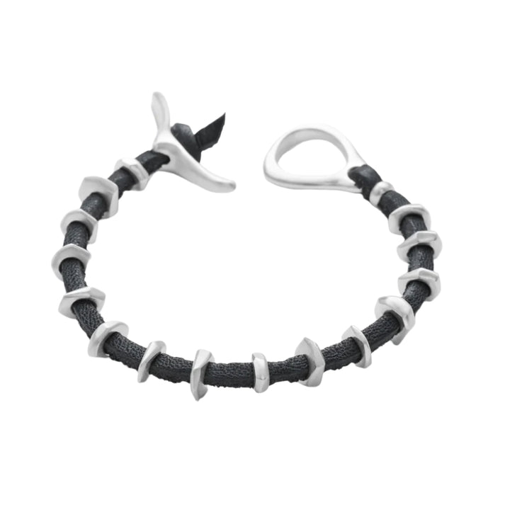 Torch Leather Bracelet