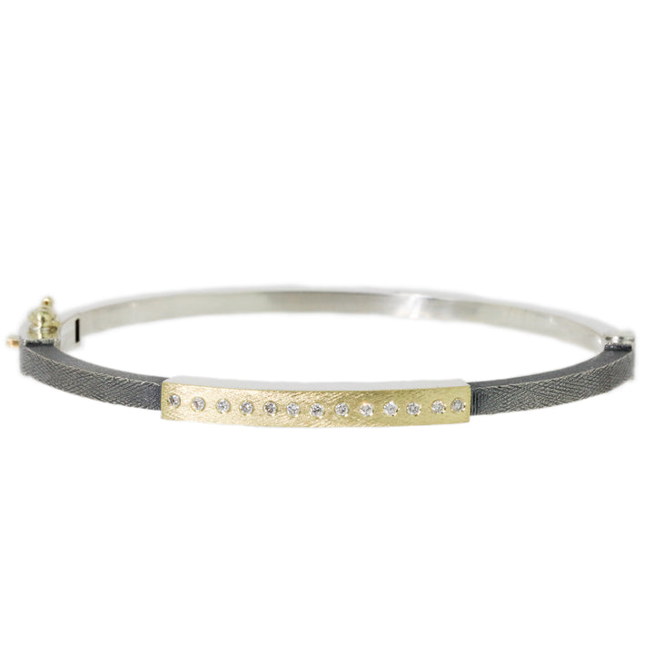Diana 13 Diamond Yellow Gold Bracelet