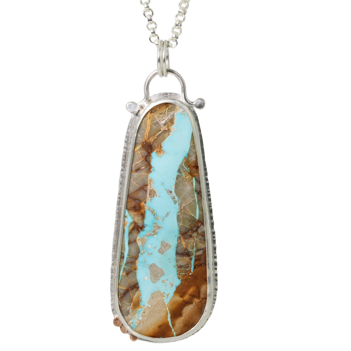 Waterfall Royston Turquoise Necklace
