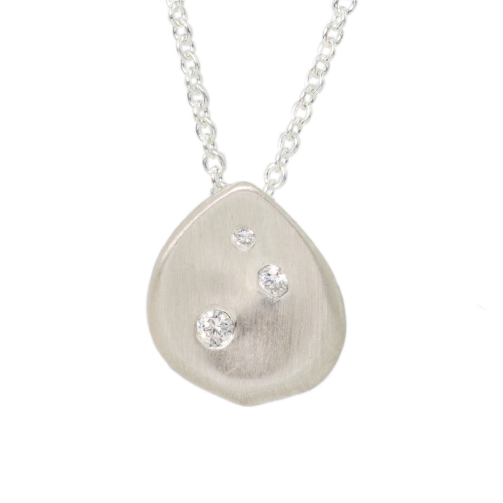 Rose Petal Diamond Necklace