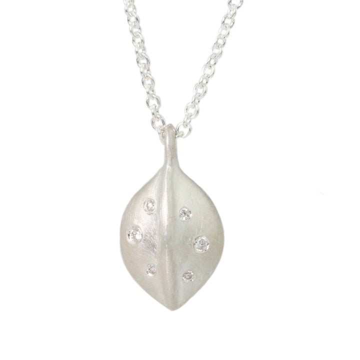 Split Leaf Diamond Necklace