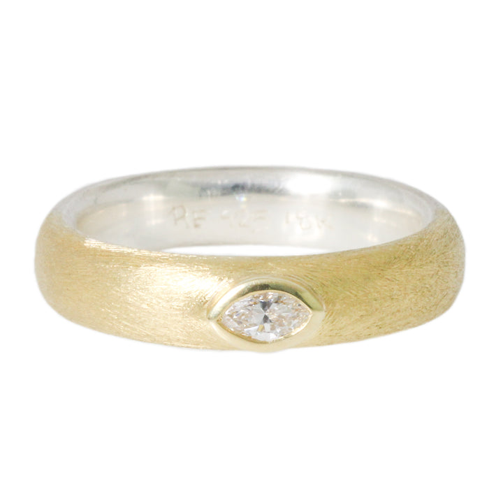 Gypsy Marquis Diamond Gold Ring