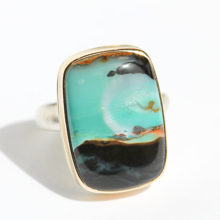 Opalized Wood Ring