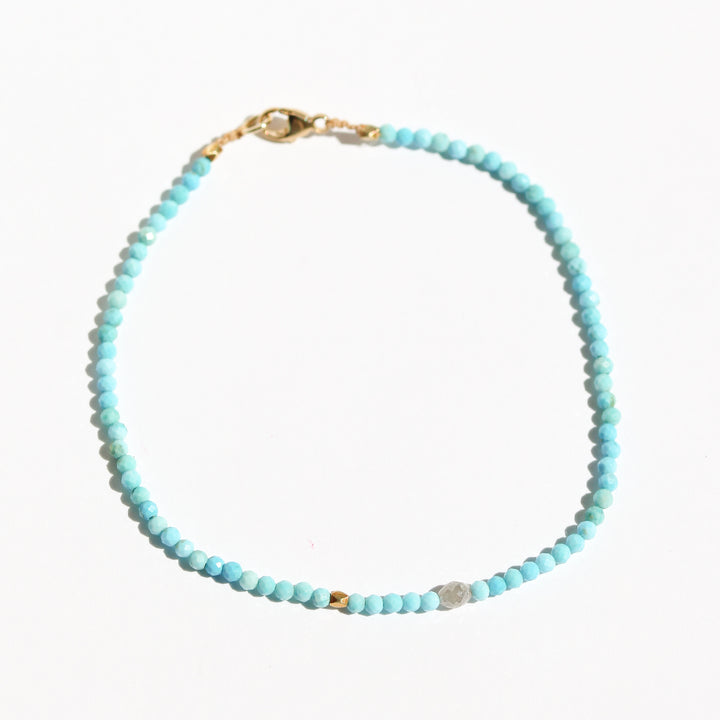 Turquoise + Diamond Bracelet no. 72