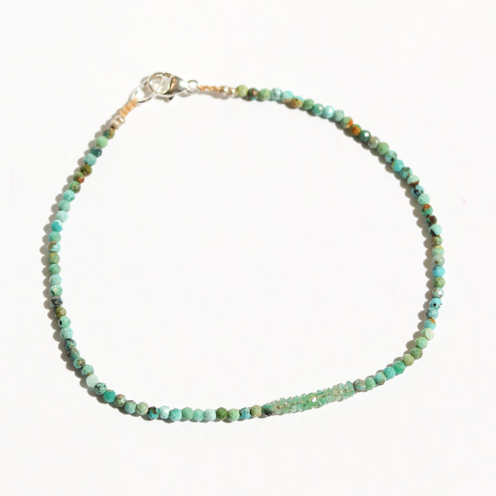 Turquoise + Emerald Bracelet no. 82