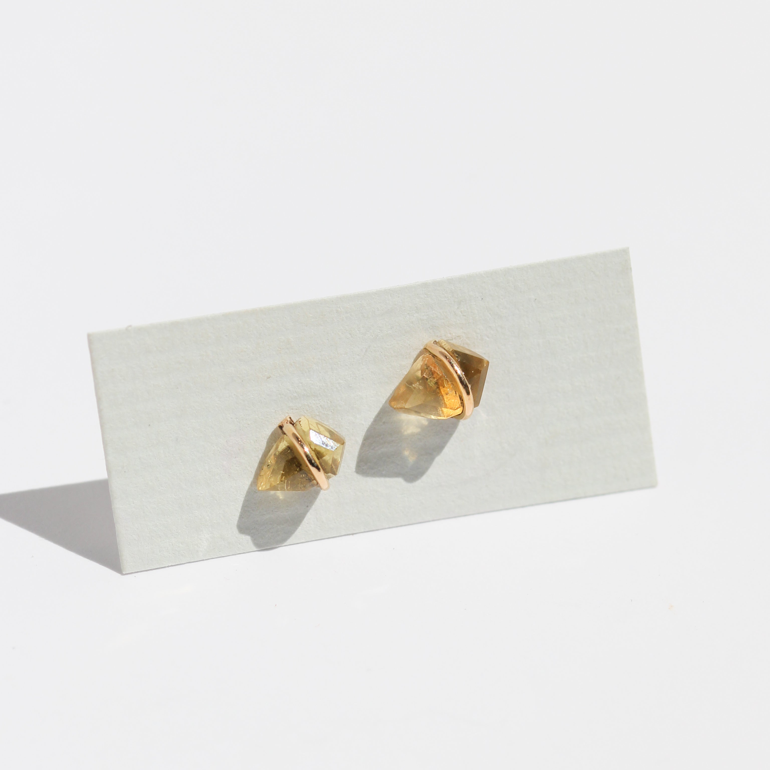 Citrine Kite Stud Earrings