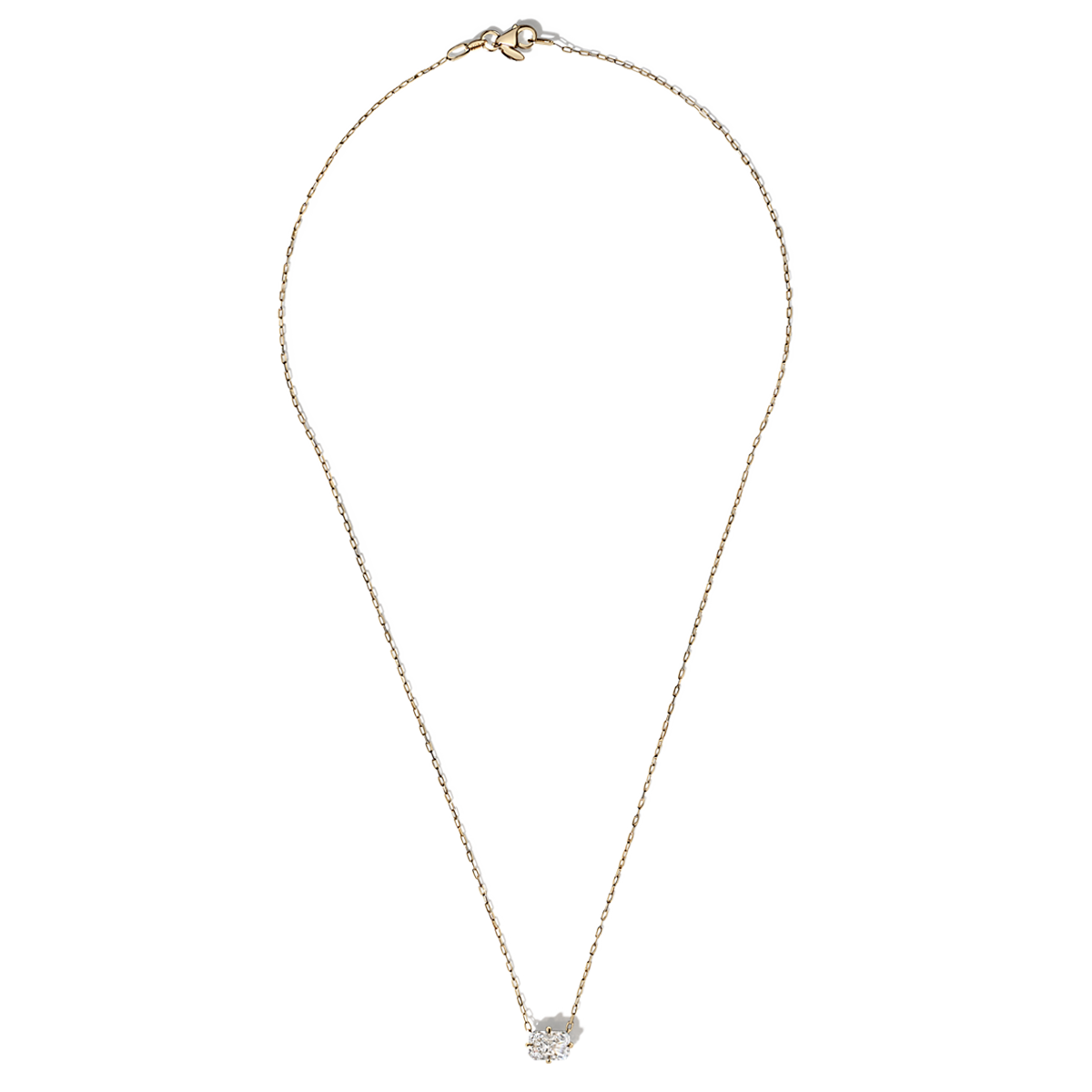 Radiant Diamond Pendant Necklace