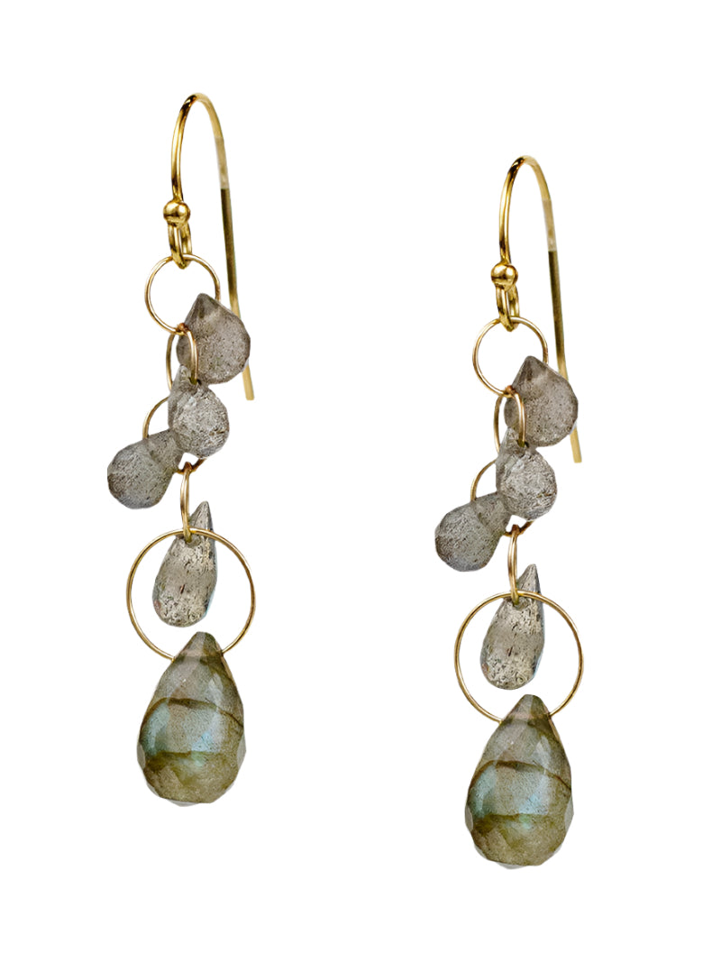 Evelyn Labradorite Earrings