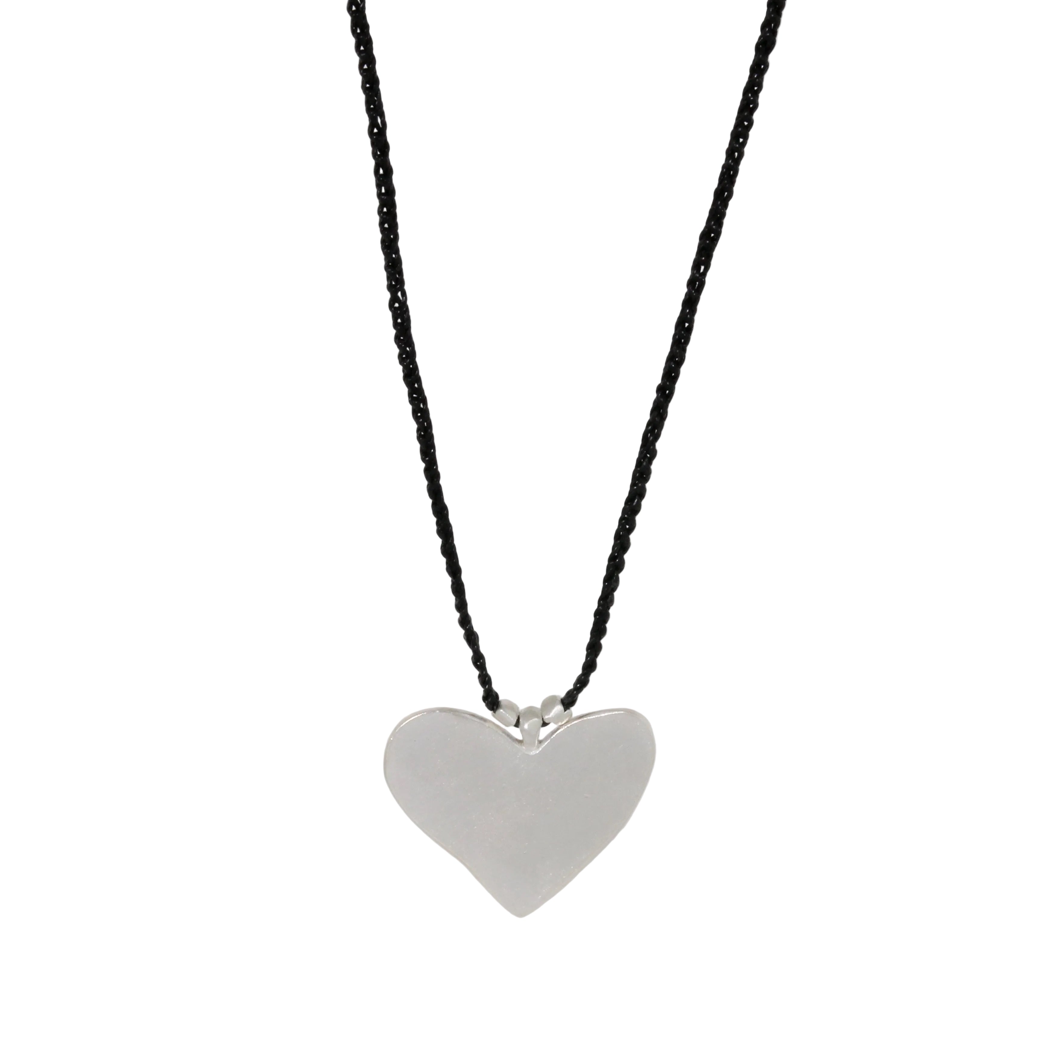 Hammered Heart Necklace