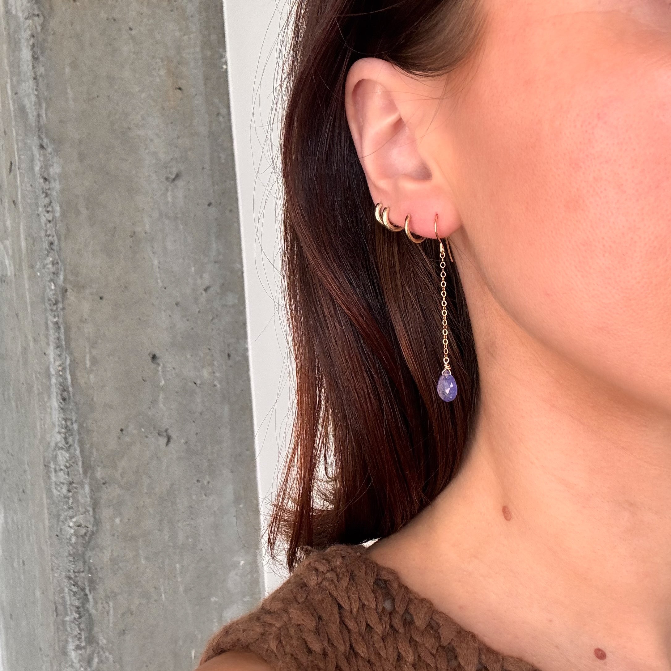Tanzanite Duster Earrings