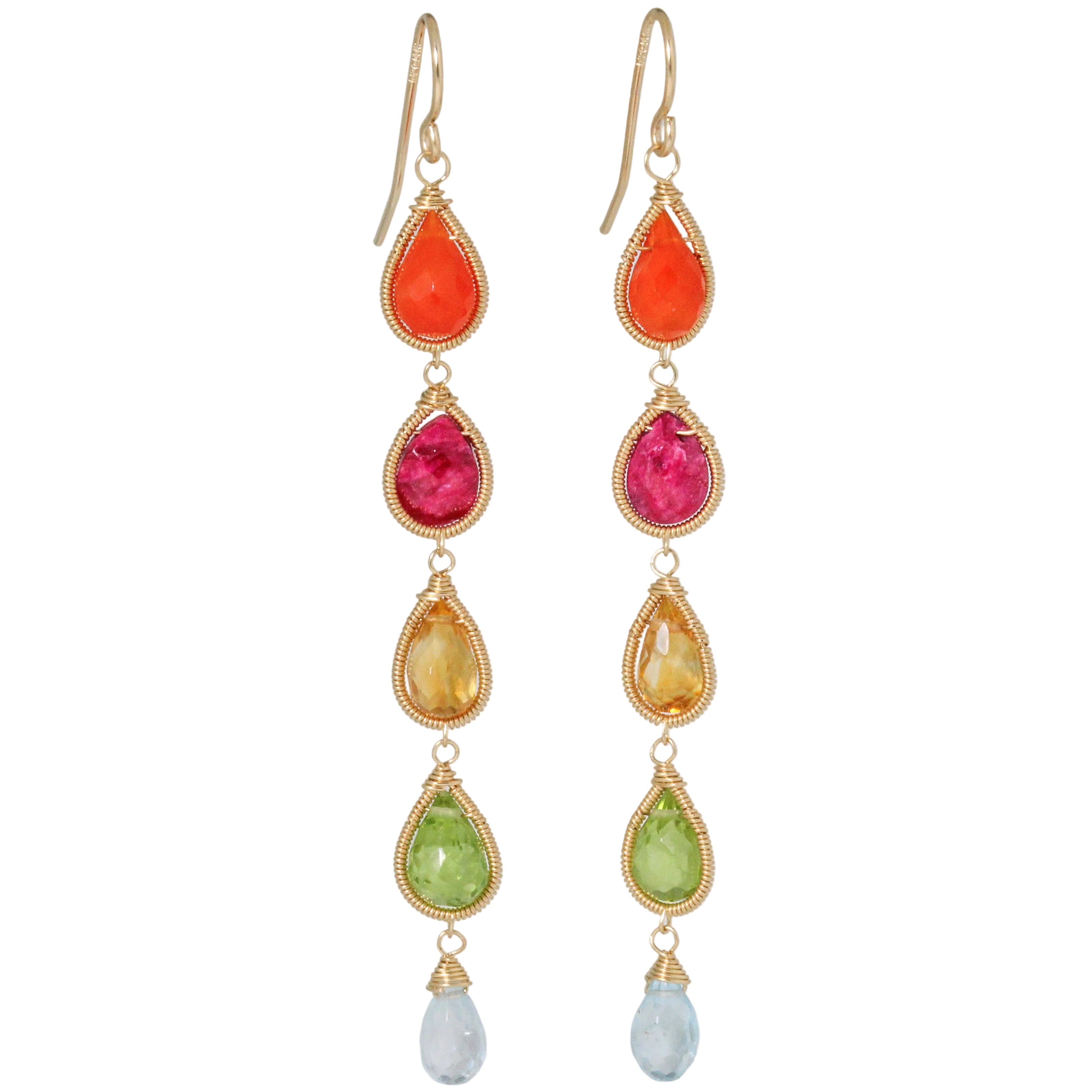 The Rainbow Line Earrings