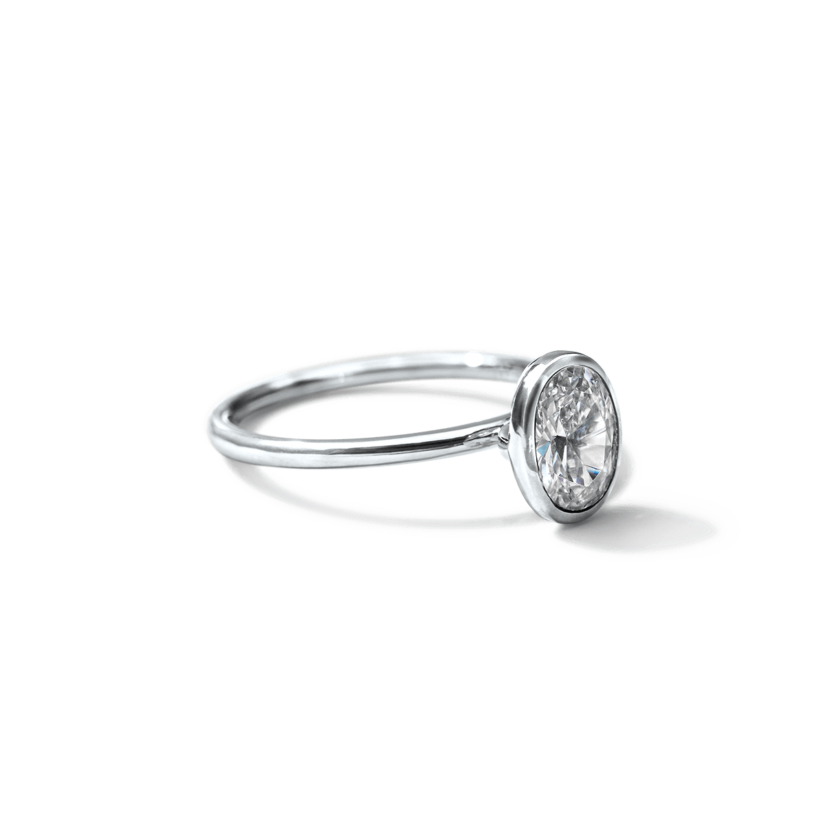 Bezel Engagement Ring