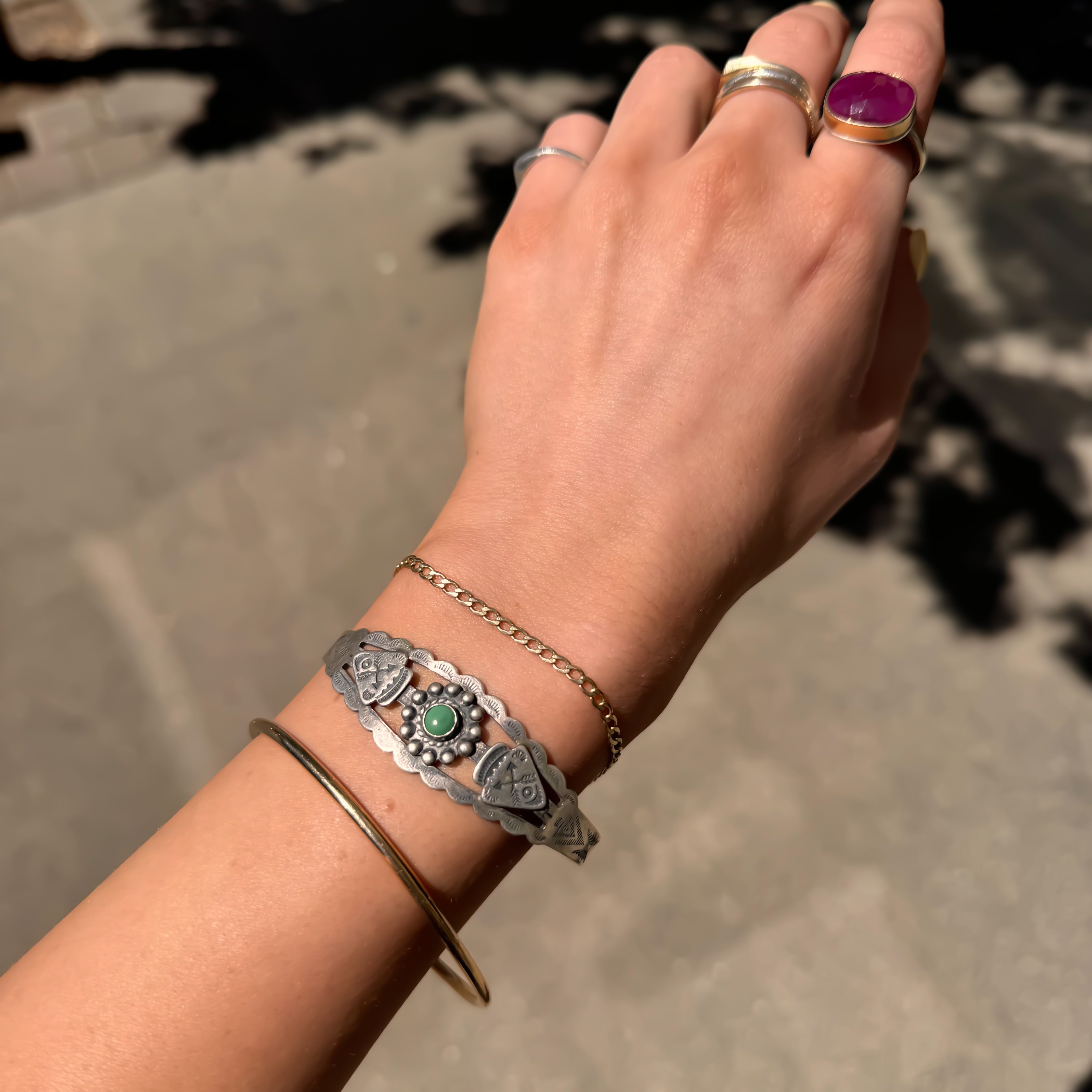 Vintage Fred Harvey Cuff Bracelet