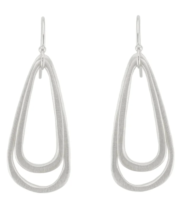 Double Teardrop Earrings