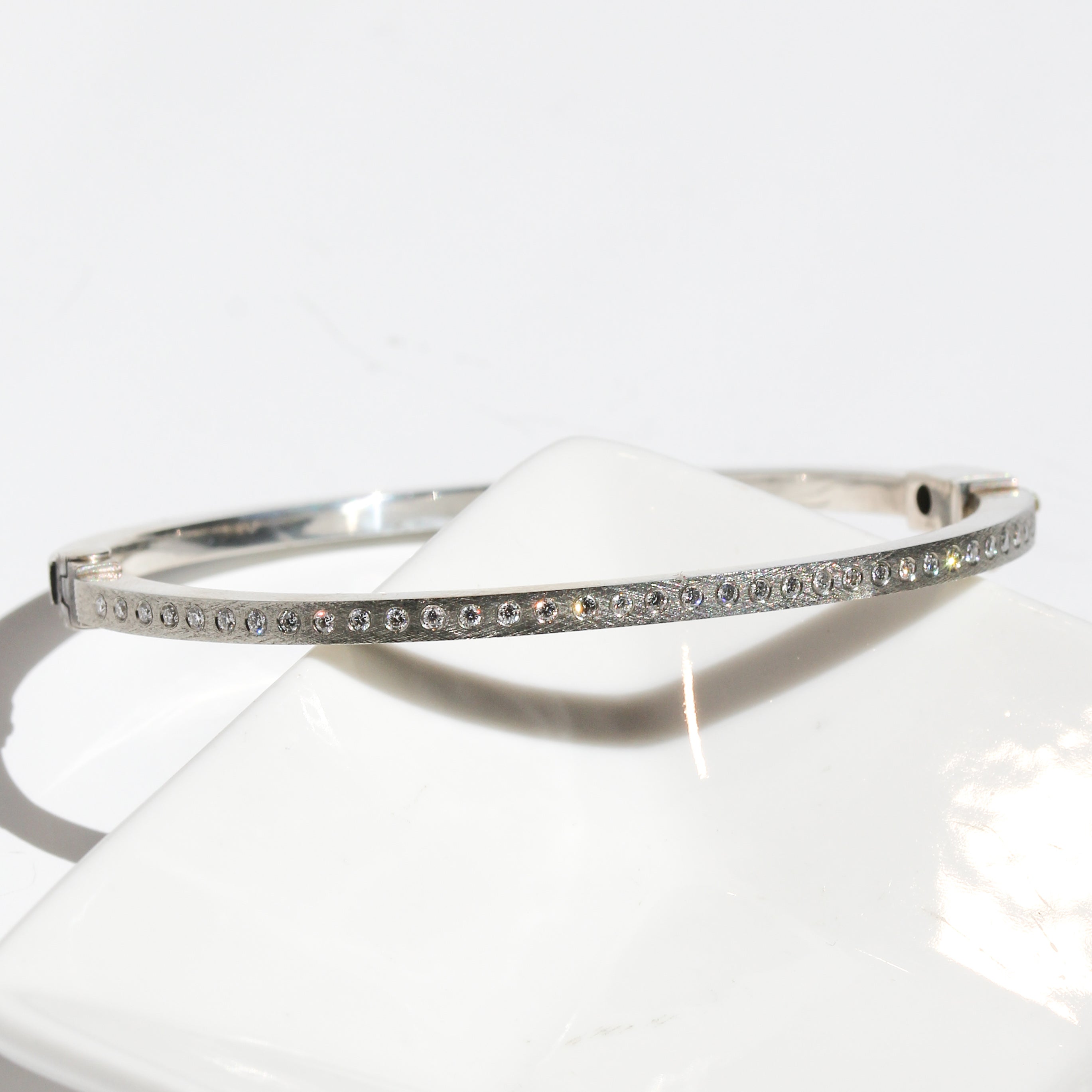 White Gold Adam 2.5mm Diamond Bracelet