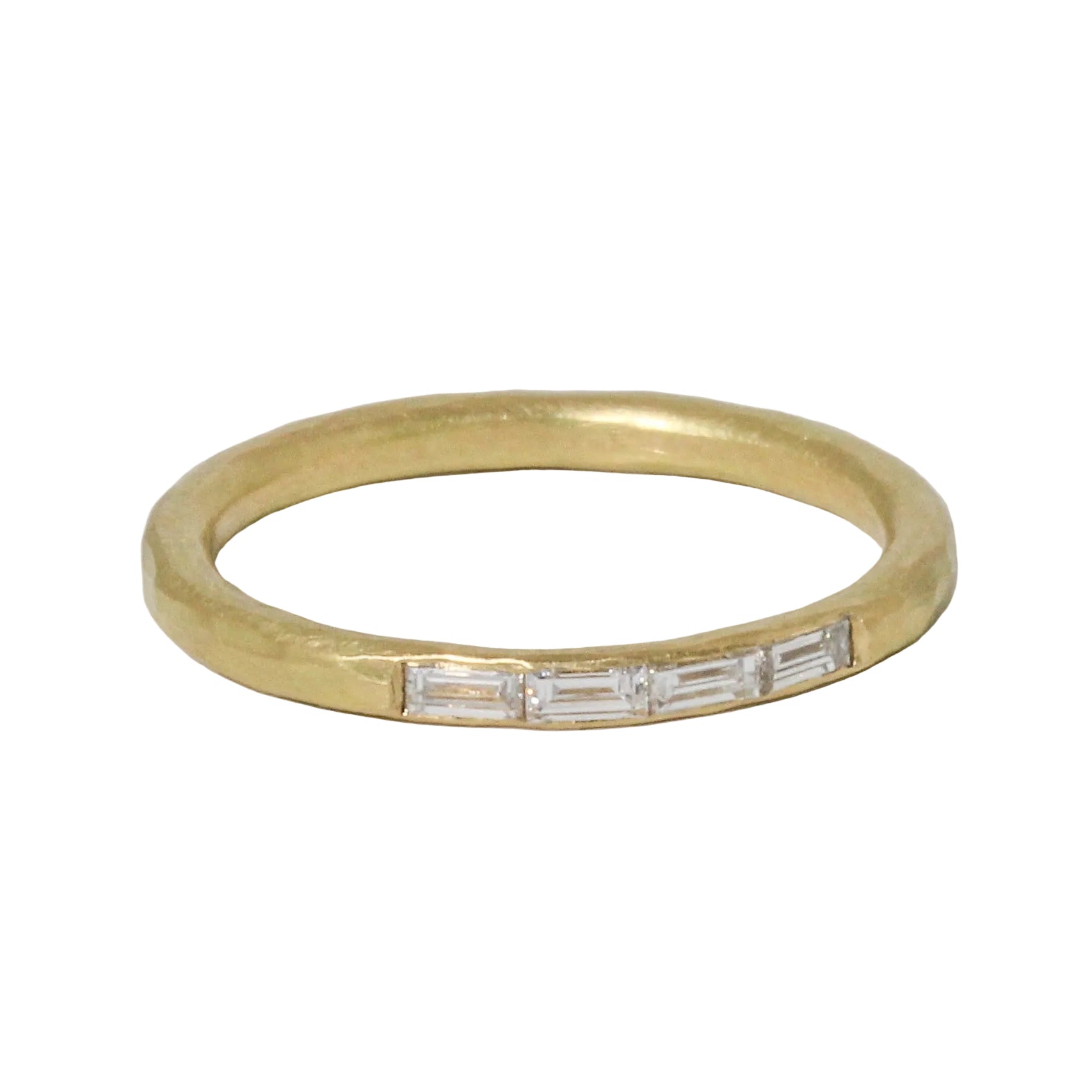 Baguette Diamond Band-Annie Fensterstock