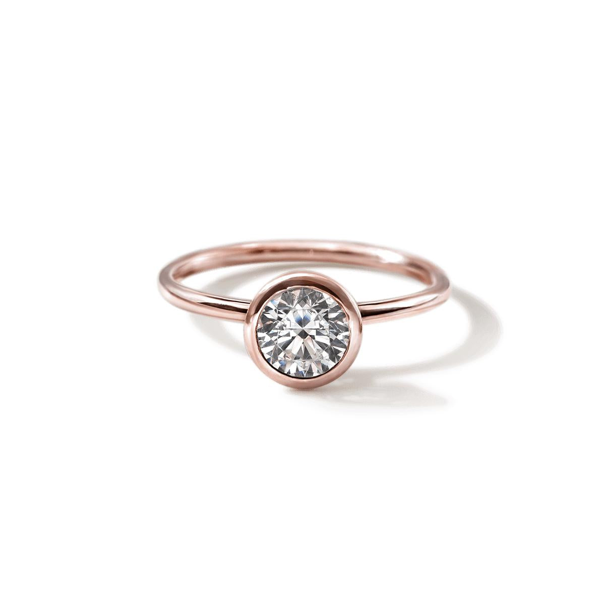 Bezel Engagement Ring-Unbridaled Collective