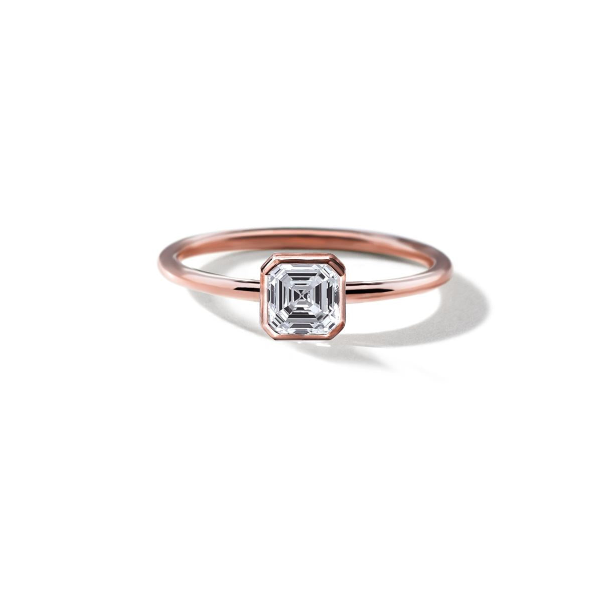 Bezel Engagement Ring-Unbridaled Collective