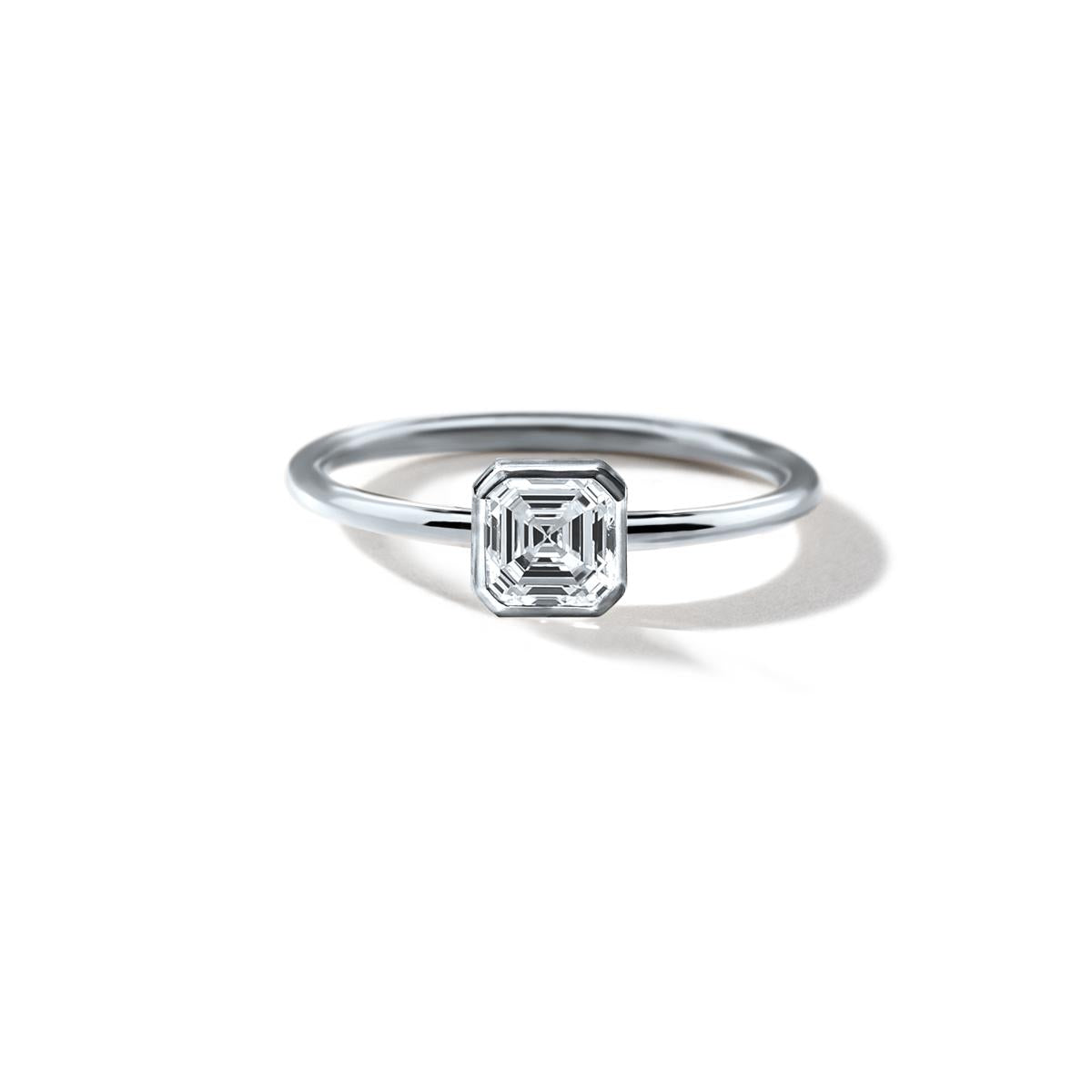 Bezel Engagement Ring-Unbridaled Collective