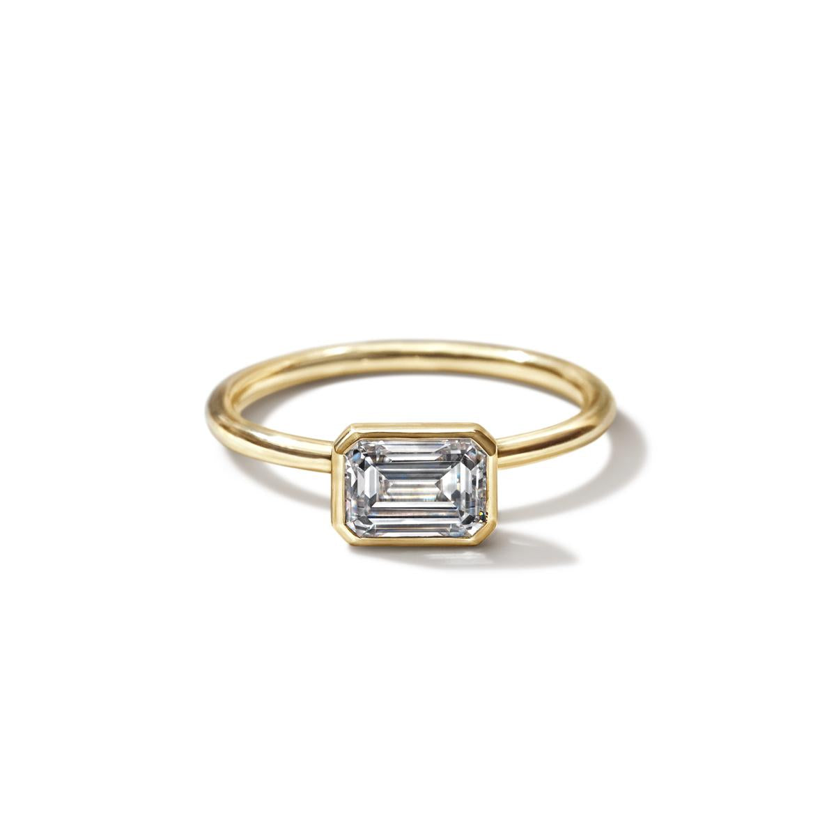 Bezel Engagement Ring-Unbridaled Collective