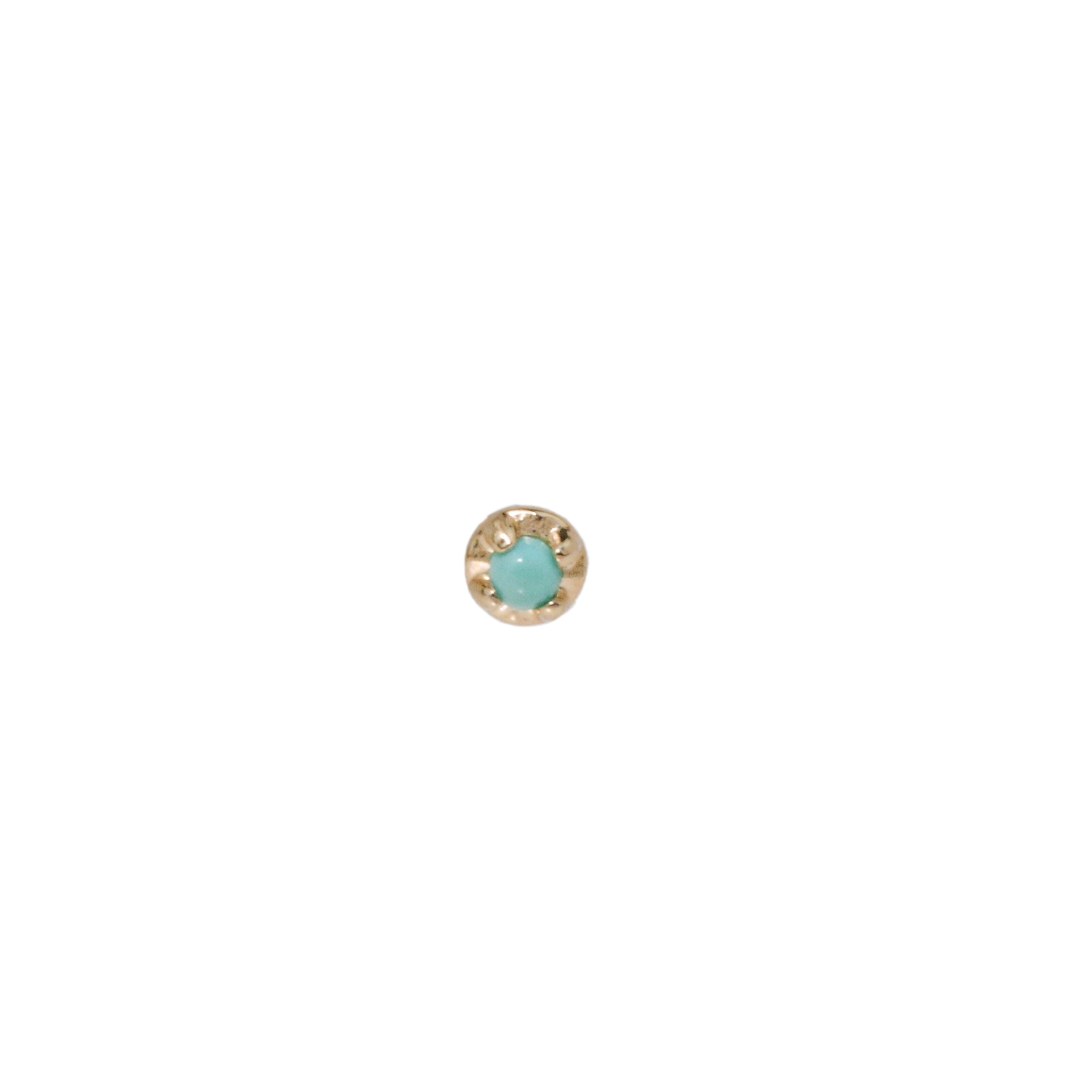 Bitty Turquoise Stud-Aili