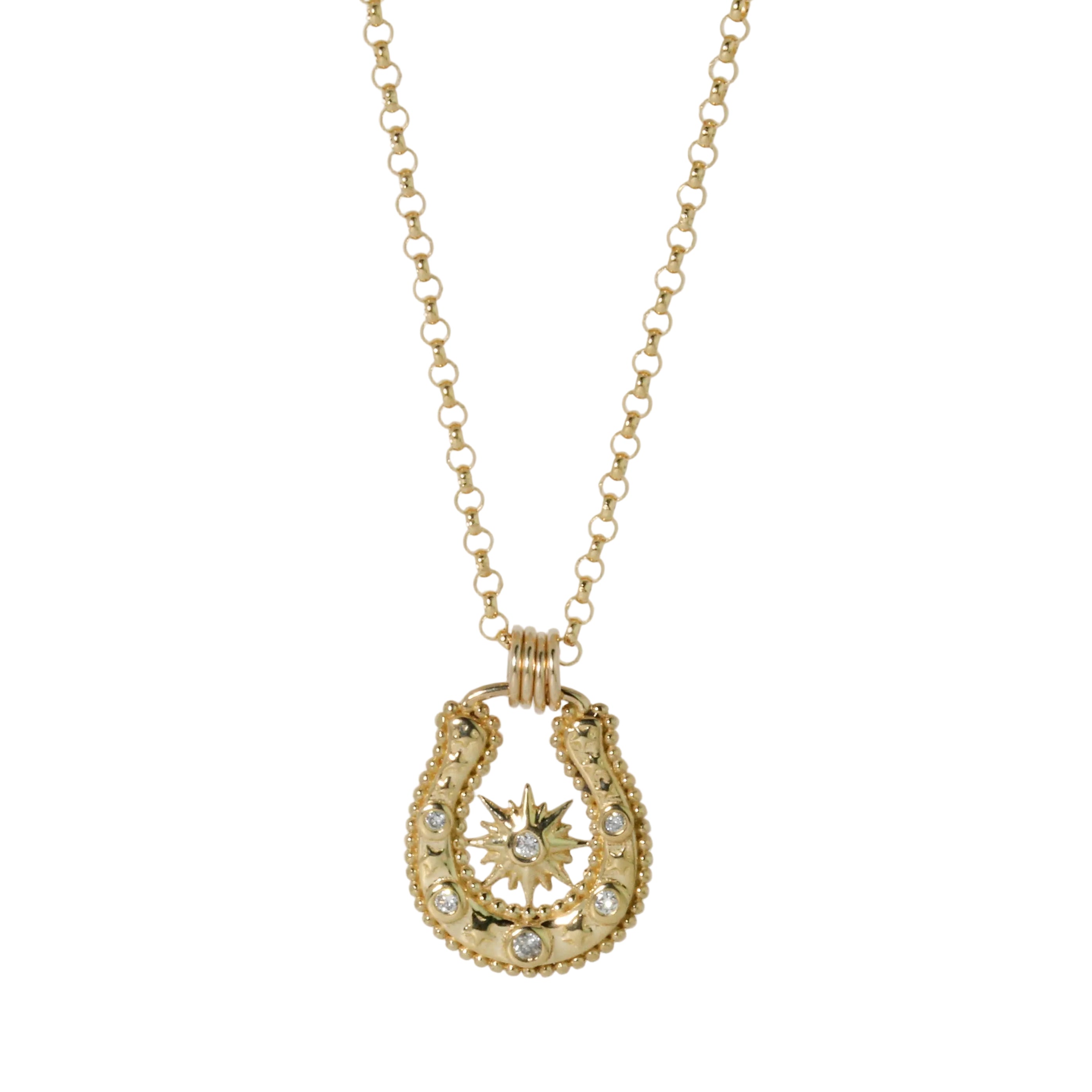 Celestial Horseshoe Necklace-Lulu Designs