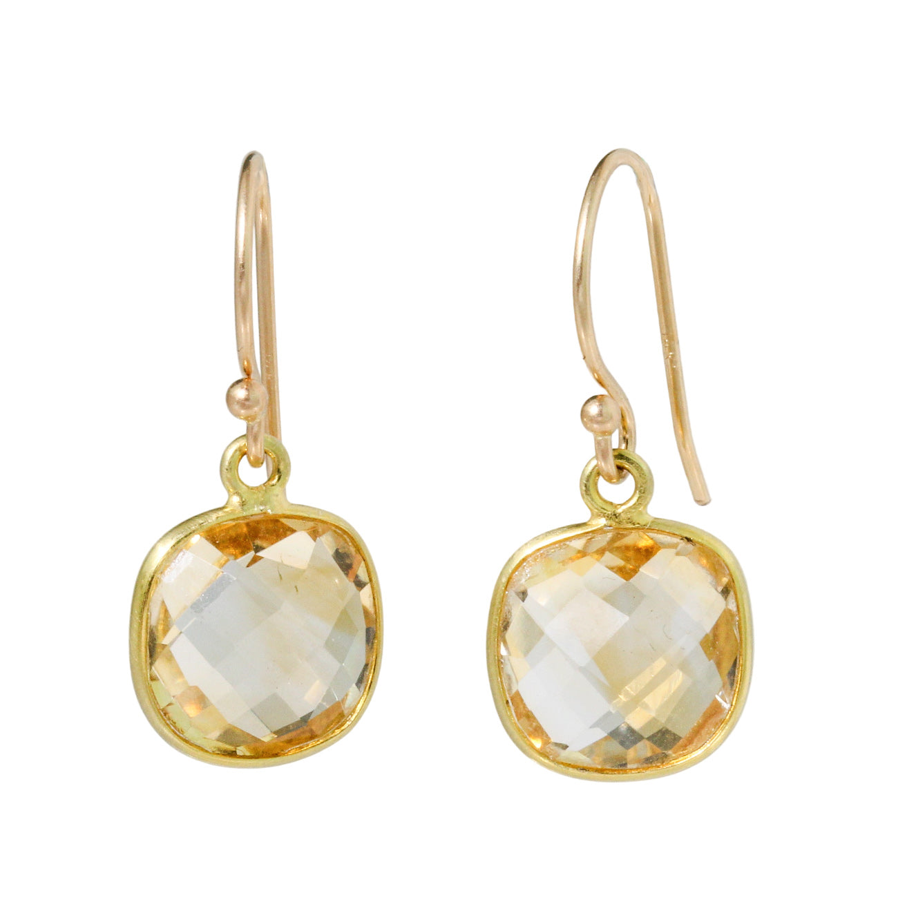 Citrine Earrings-Margaret Solow