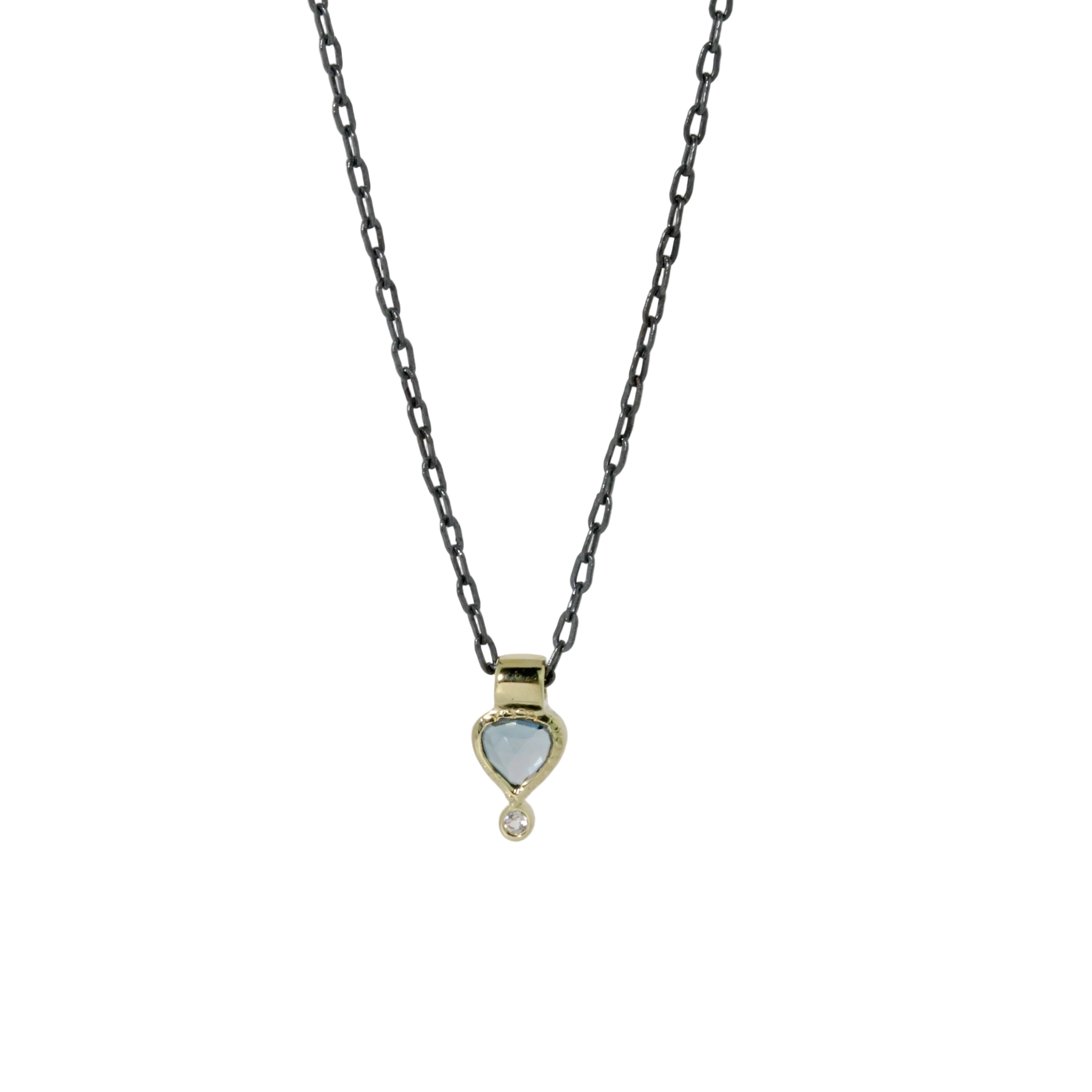 Colette London Blue Topaz Necklace-Lulu Designs