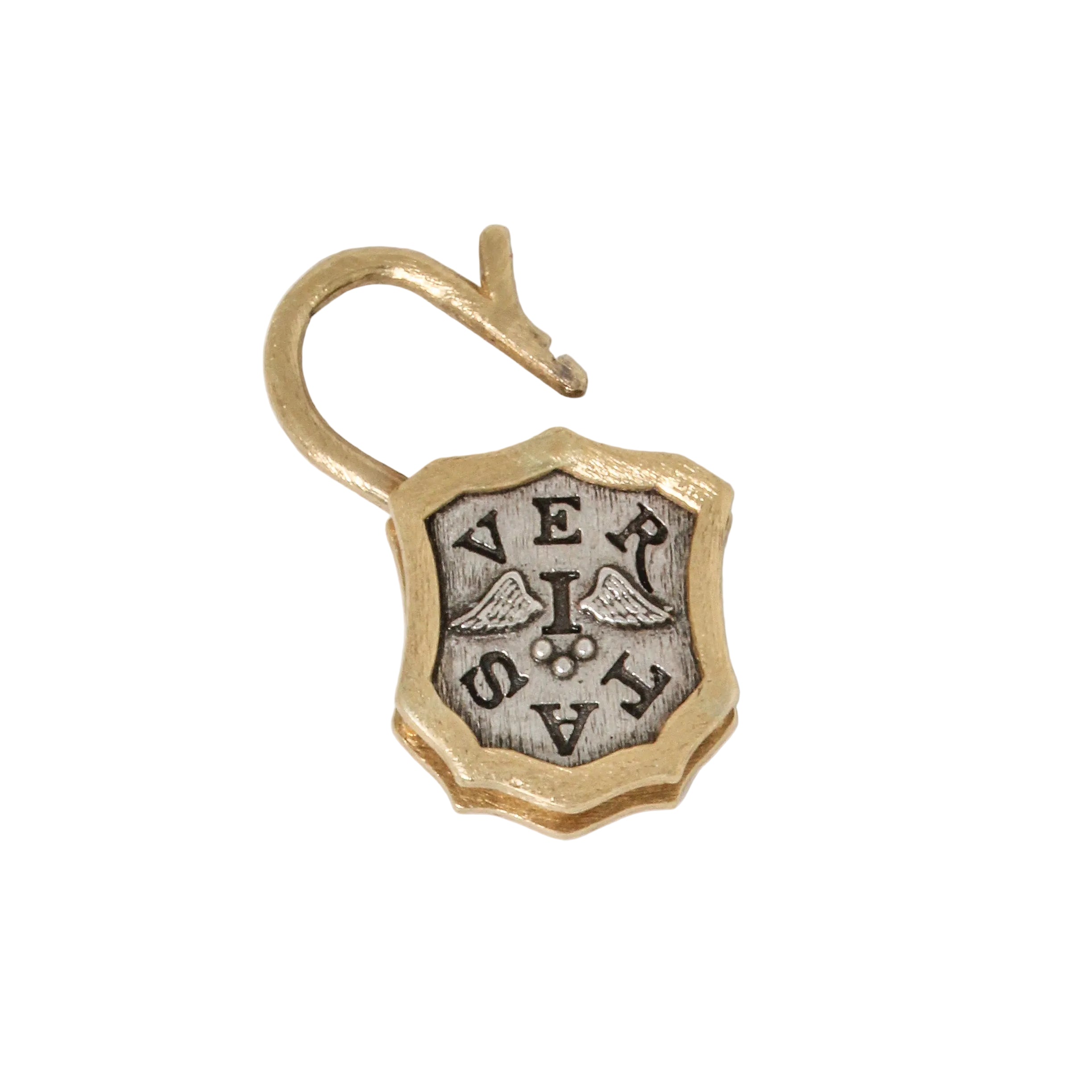 Diamond Cross Padlock Charm-Erica Molinari
