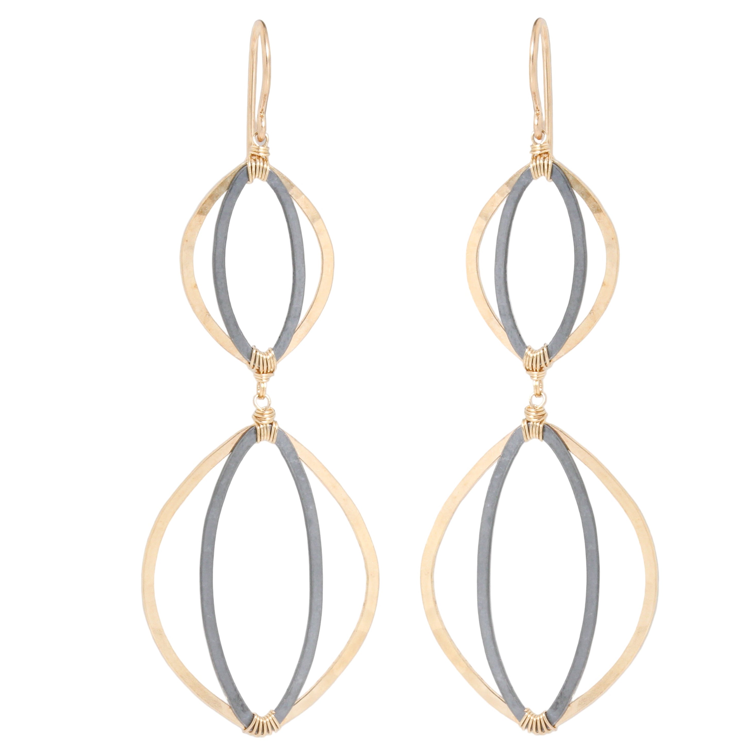 Double Eclipse Earrings-Dana Kellin