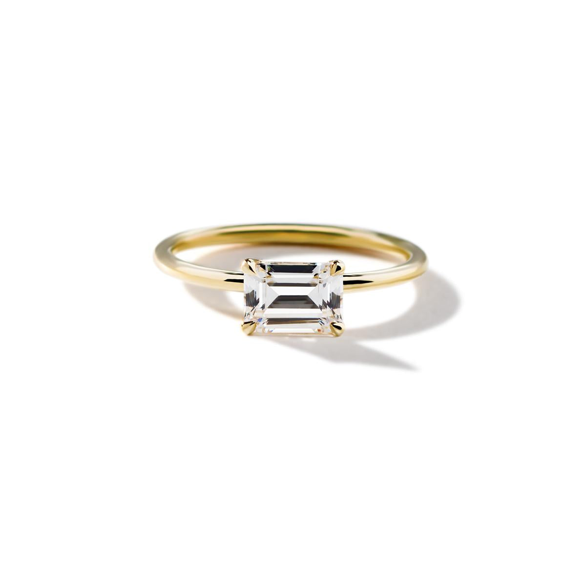 East-West Engagement Ring-Unbridaled Collective