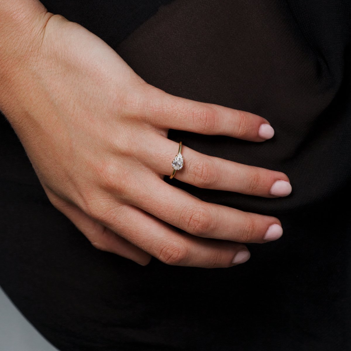 East-West Engagement Ring-Unbridaled Collective