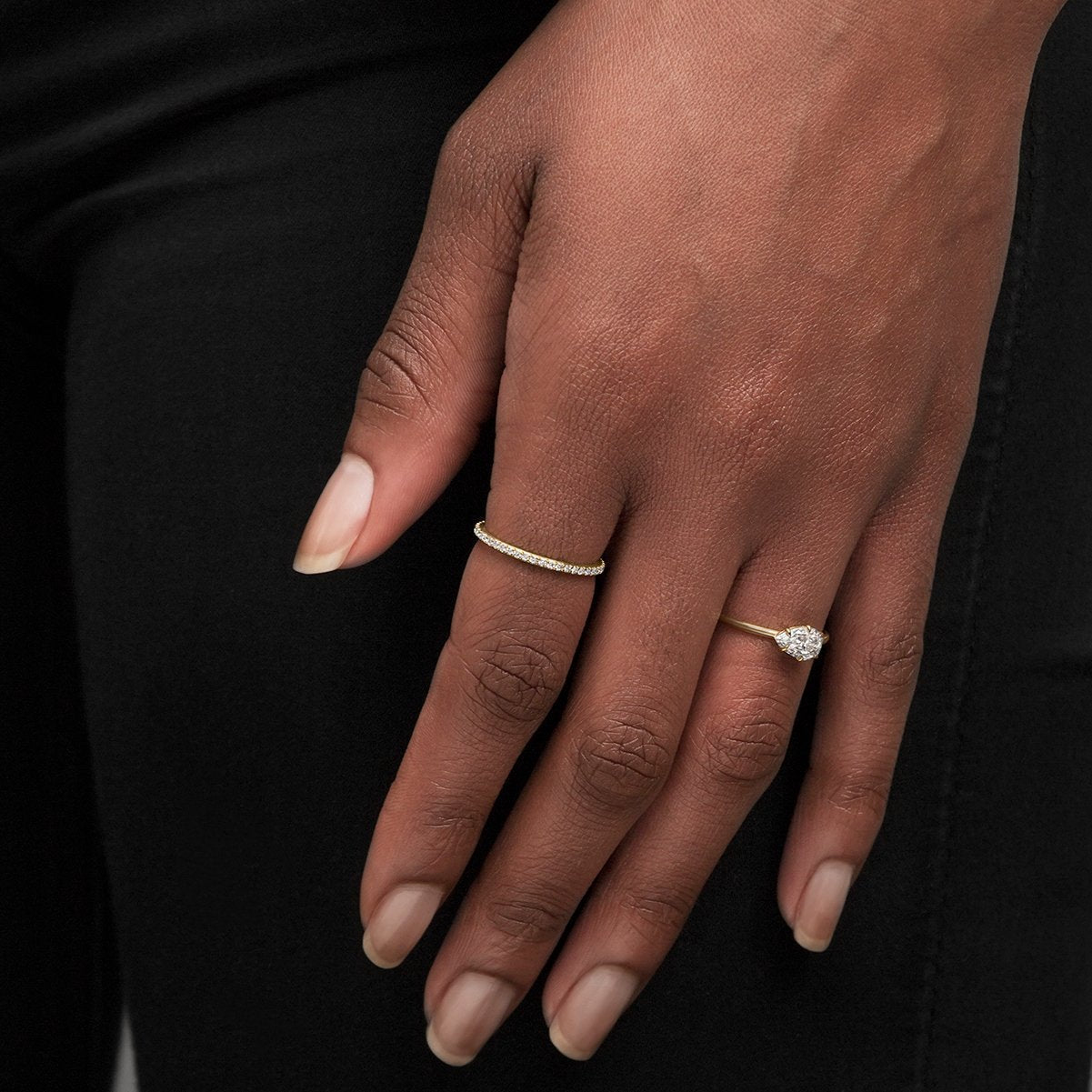 East-West Engagement Ring-Unbridaled Collective