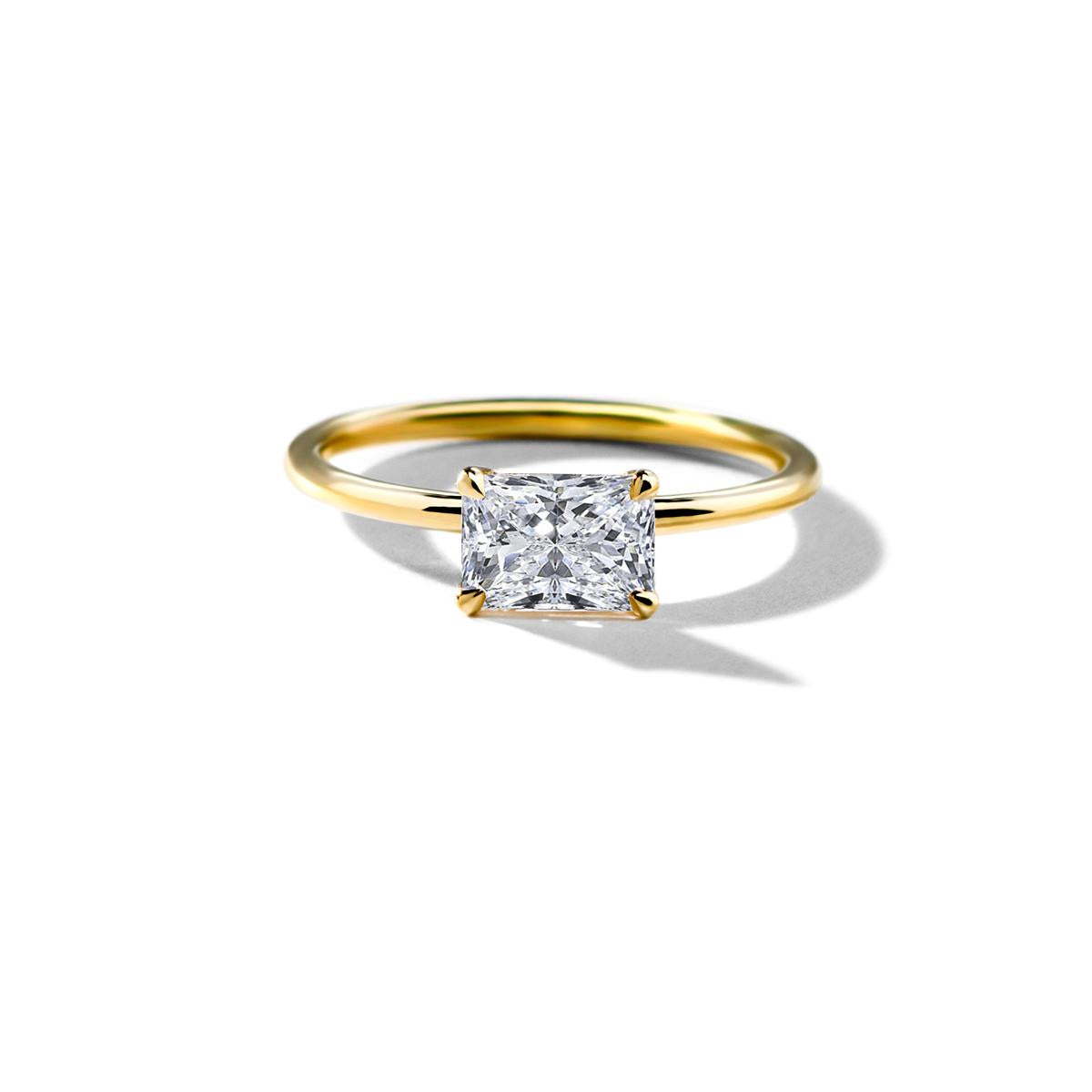 East-West Engagement Ring-Unbridaled Collective