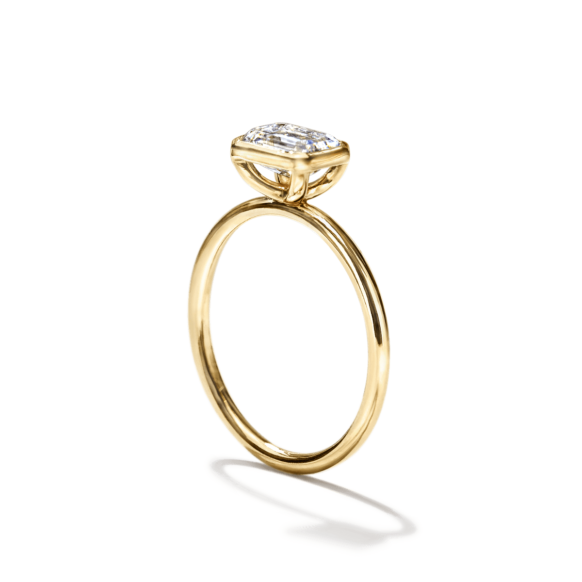 Bezel Engagement Ring