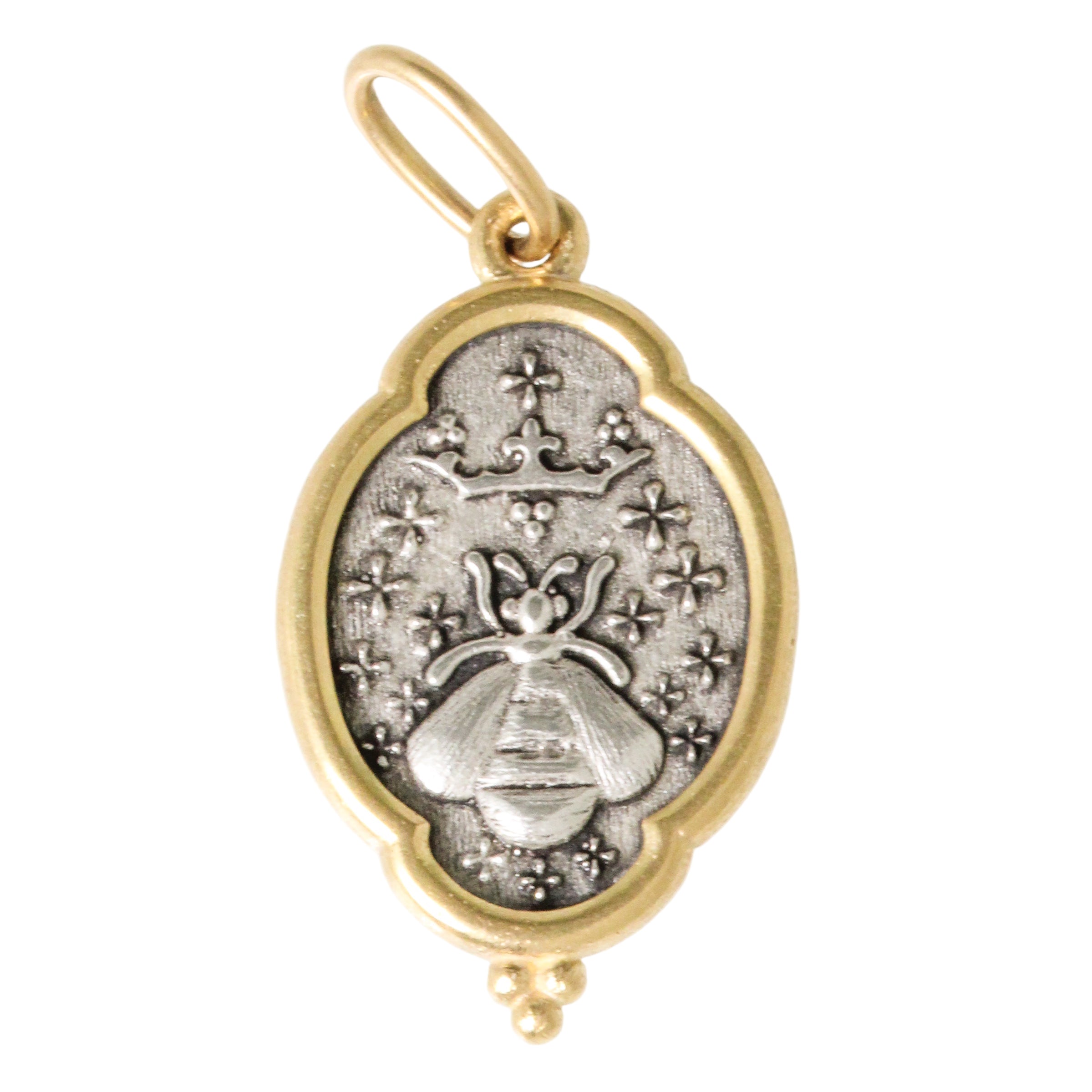 Fancy Oval Queen Bee + Crown Charm-Erica Molinari