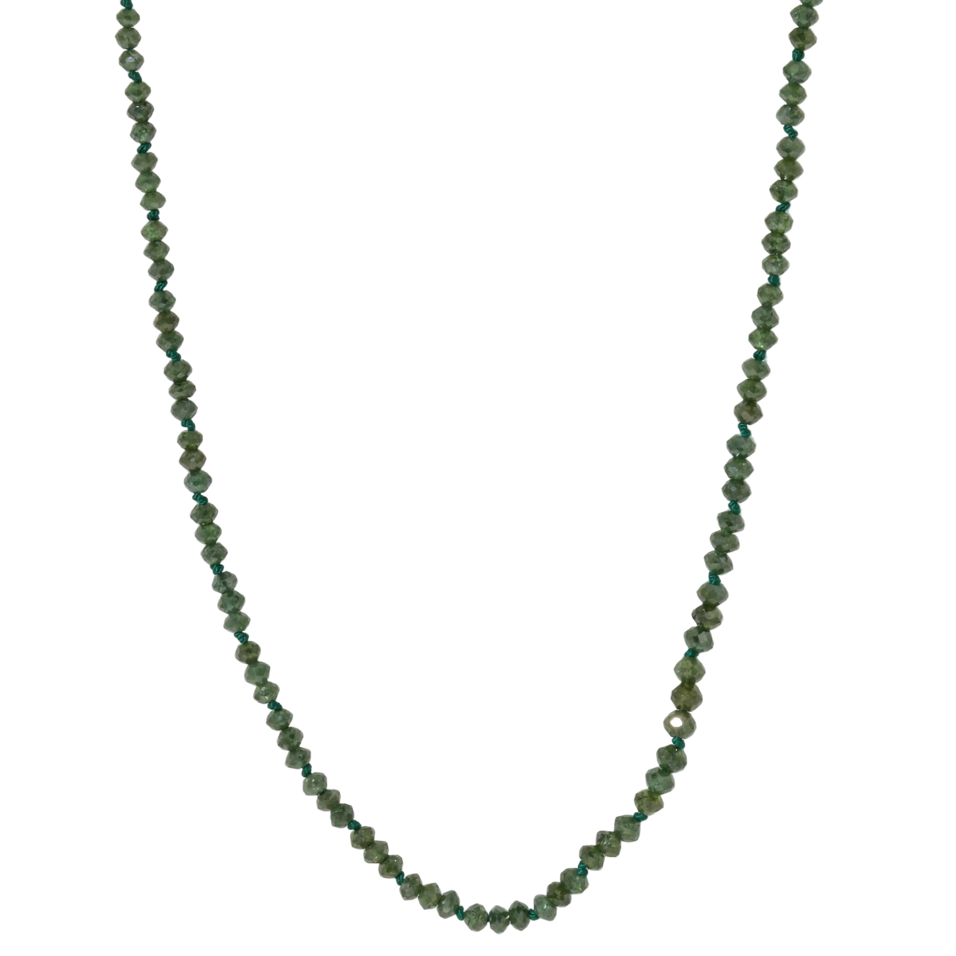 Green Diamond Strand Necklace-Little Bird by Chemistry