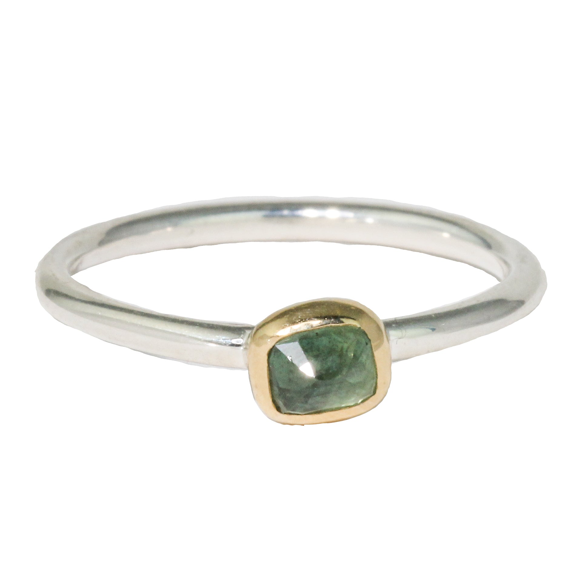 Green Sapphire Stacking Ring-Sara Thompson