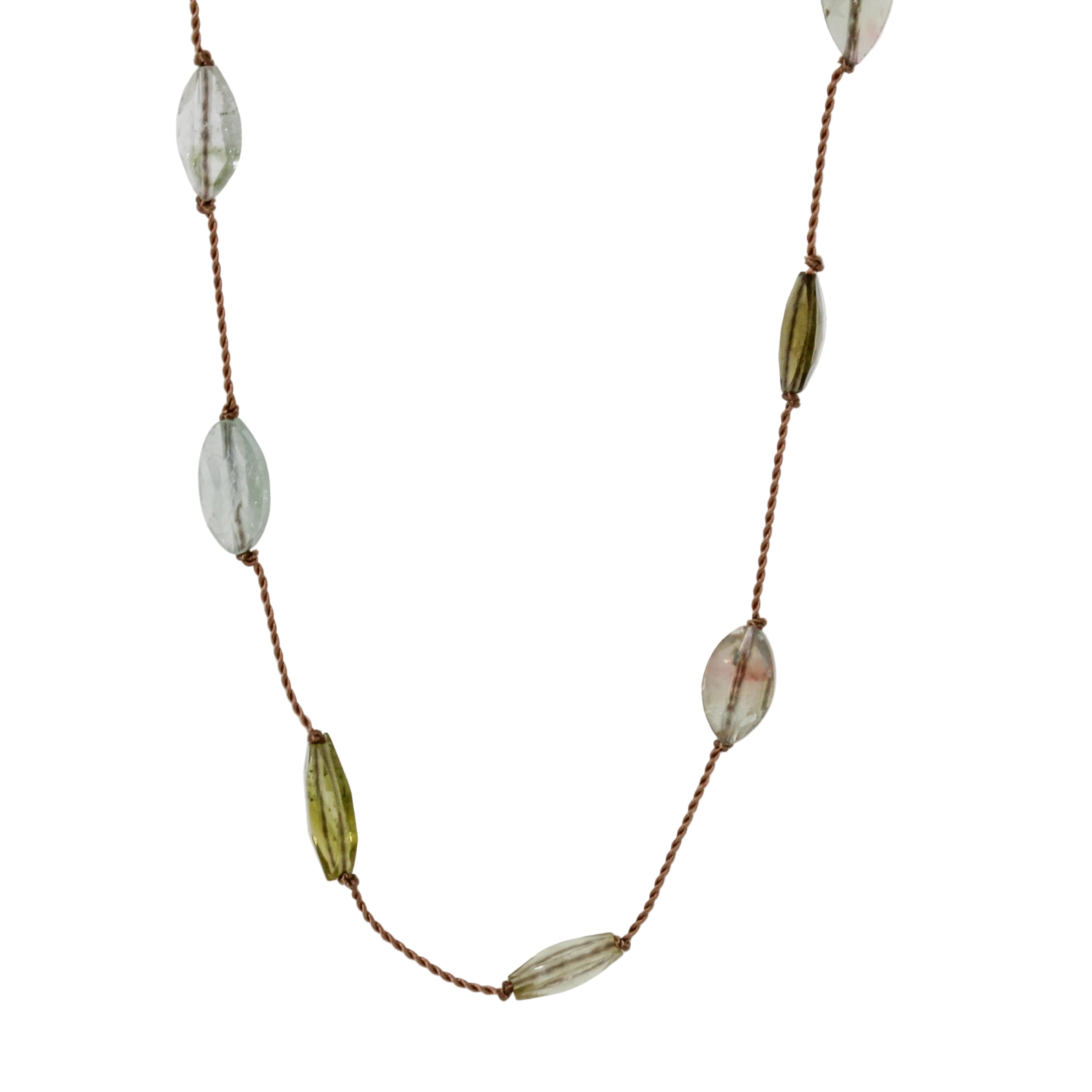 Green Tourmaline Necklace-Margaret Solow