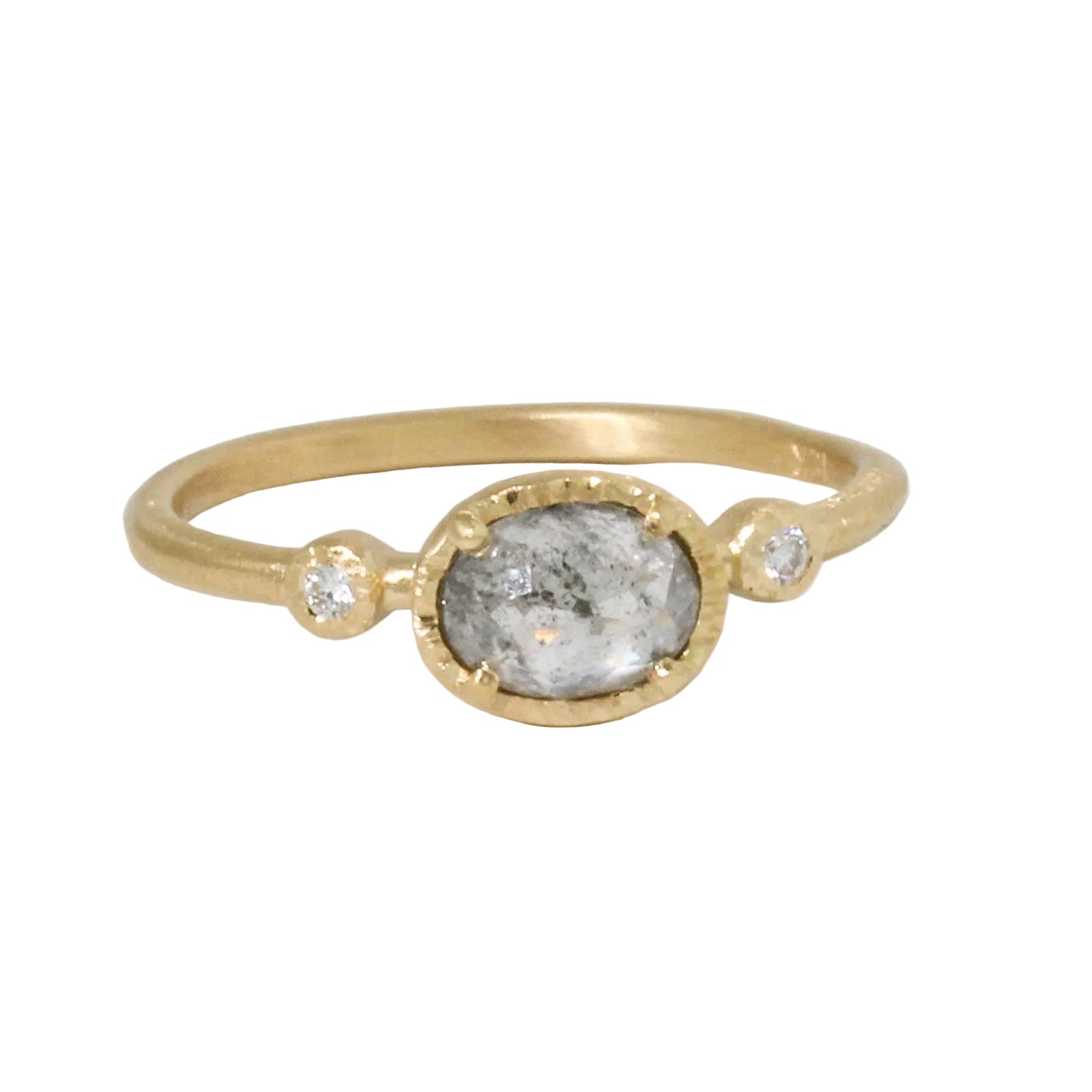 Grey Diamond Muguet Ring-Yasuko Azuma