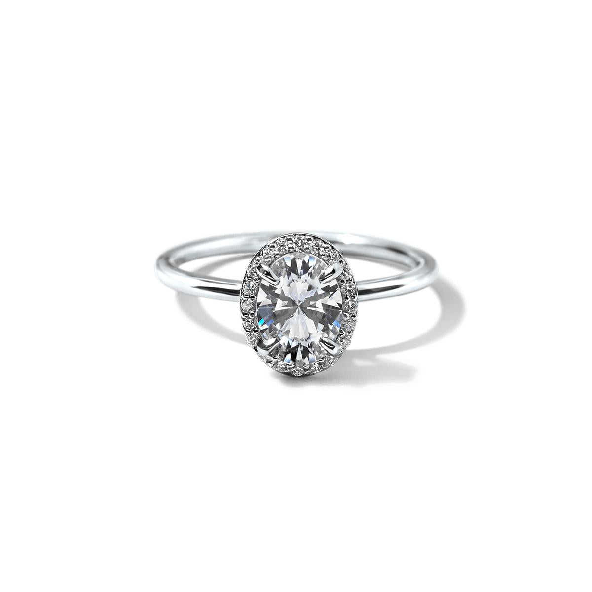 Halo Engagement Ring-Unbridaled Collective