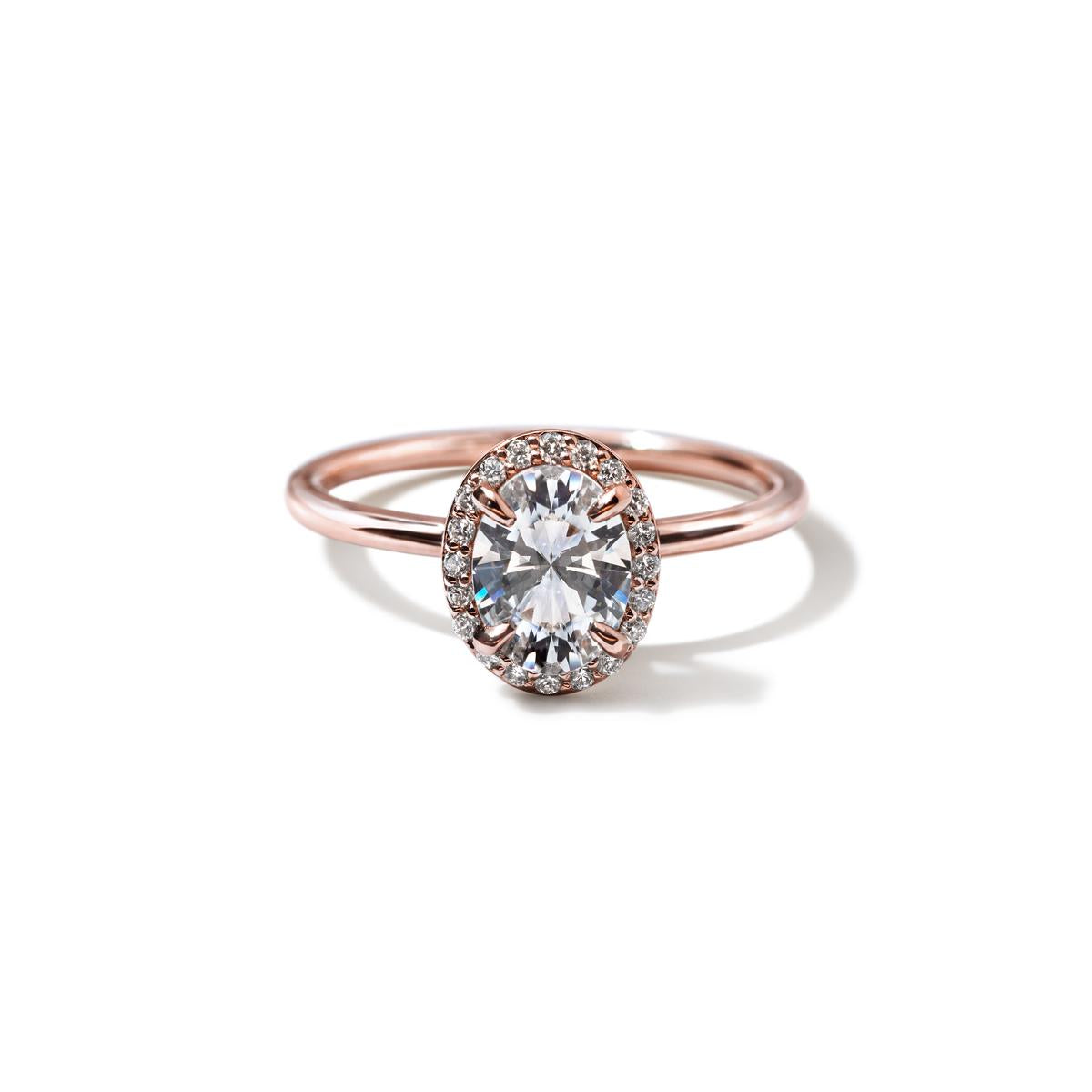 Halo Engagement Ring-Unbridaled Collective